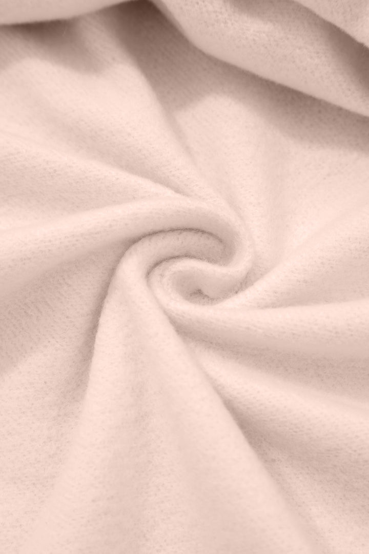 Ensley apricot Oversize Mock Sweatshirt