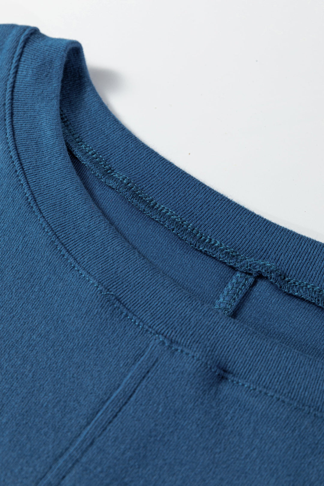 Gabriela Solid Color Patchwork Long Sleeve Top