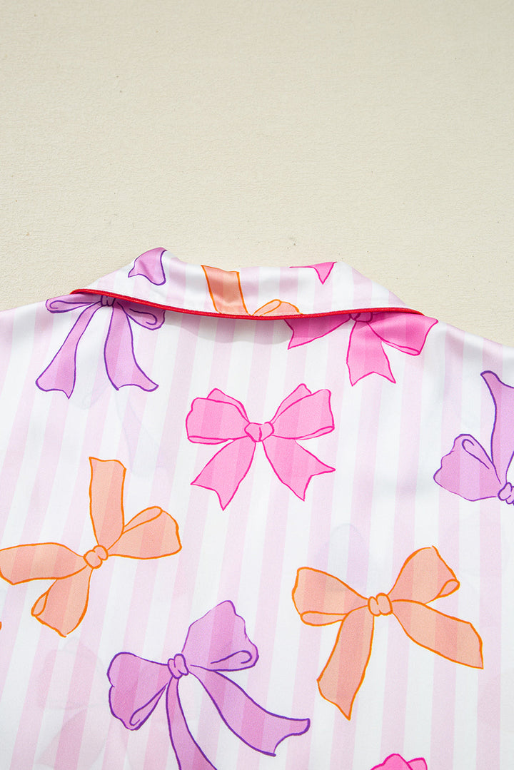 Gracelynn Contrast Piping Trim Shirt