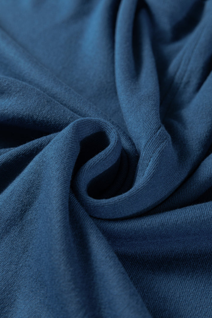 Gabriela Solid Color Patchwork Long Sleeve Top