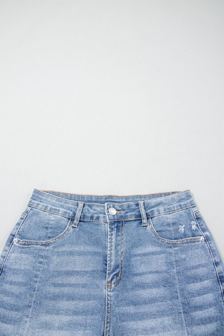 Rayne Wash Raw Hem Shorts
