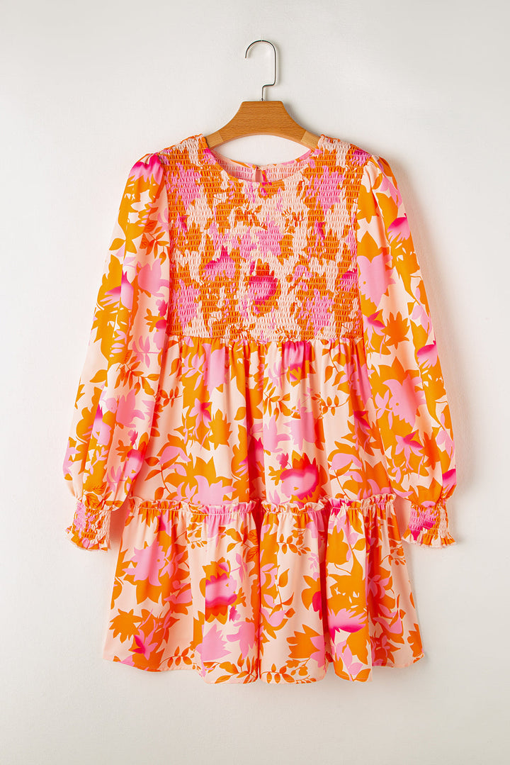 Jane Sleeve Ruffle Mini Dress