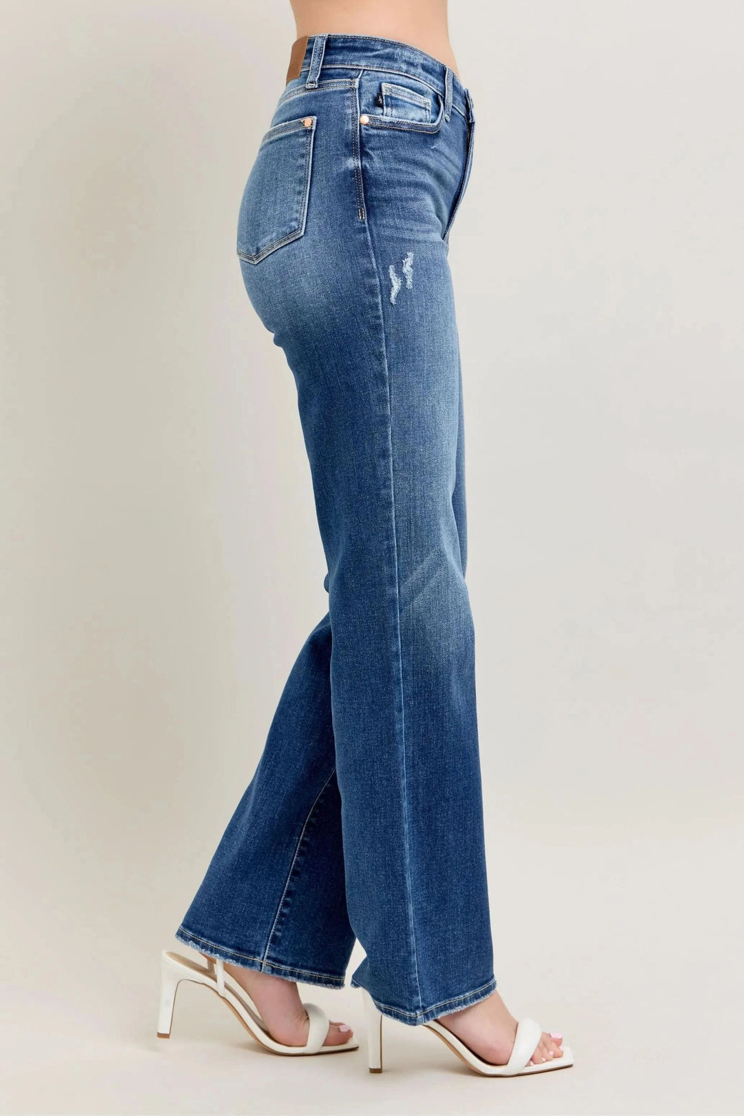 Judy Blue Full Size High Waist 90's Straight Leg Jeans