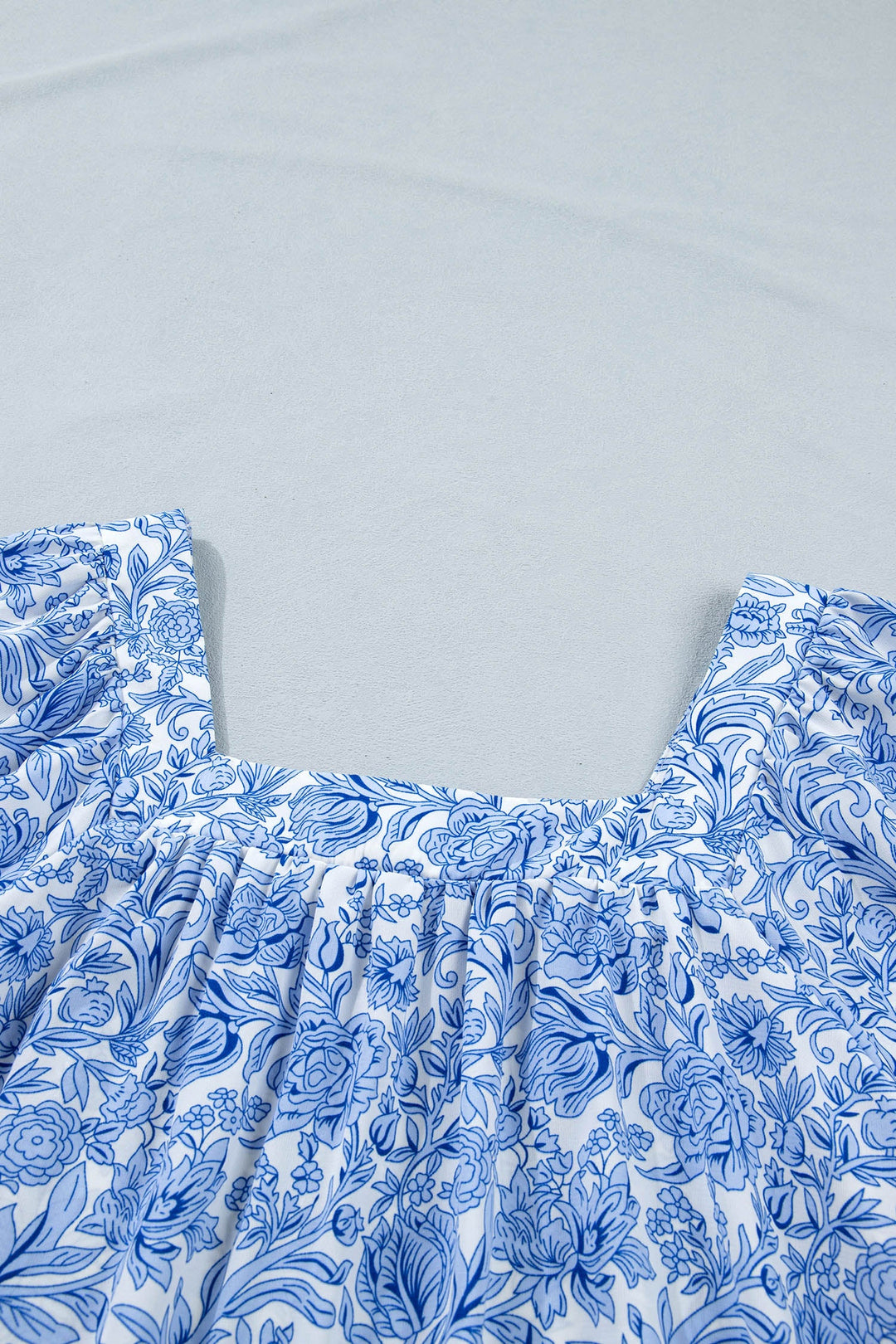Lyanna Sleeve Pleated Floral Blouse