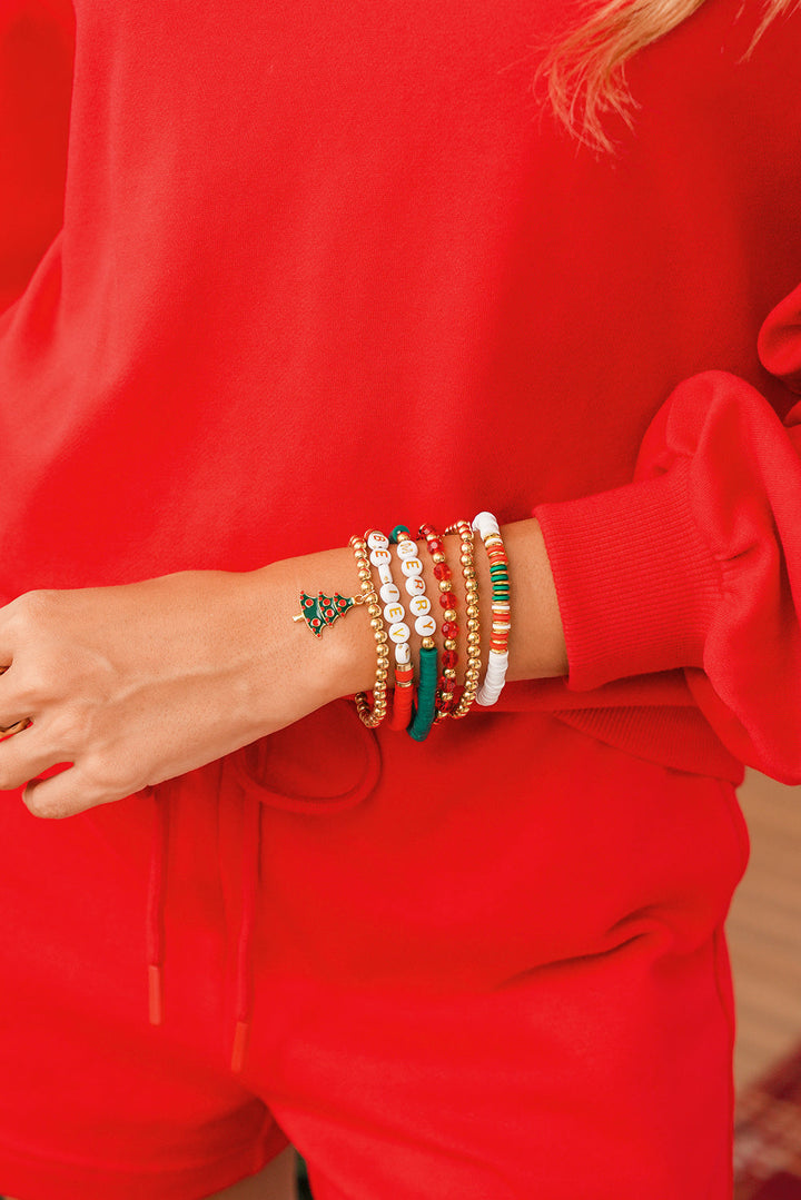 Madison Christmas 6pcs Bracelet Set