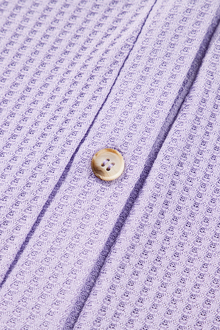 Rosie Waffle Knit Front PLUS Cardigan