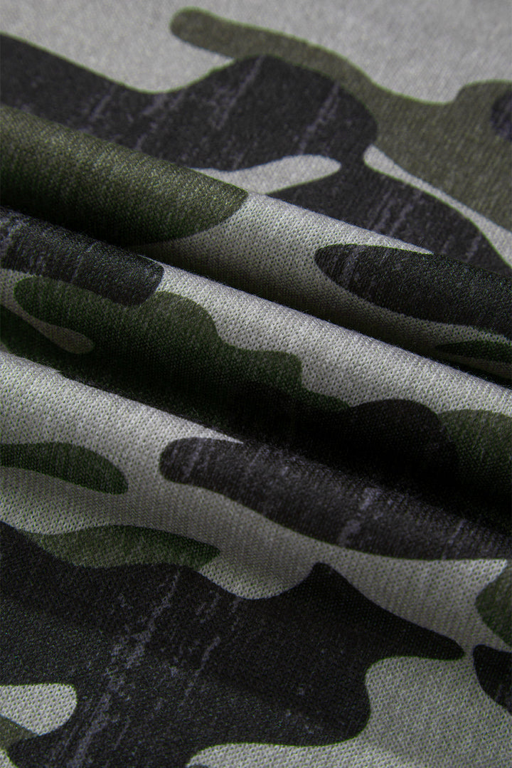 Honey Patchwork Drop Shoulder Sweatshirt