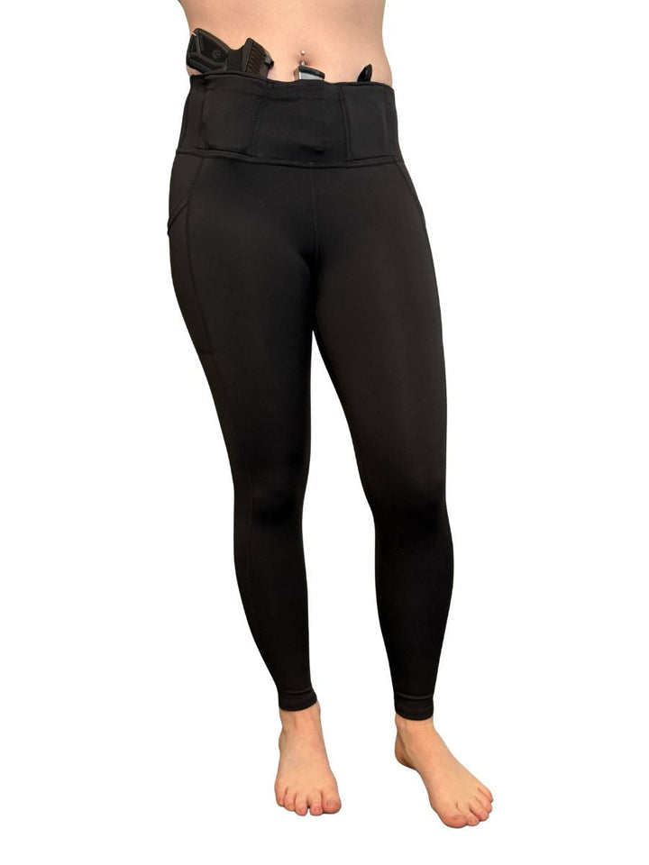 Defender Concealed Carry Leggings | Black & Olive