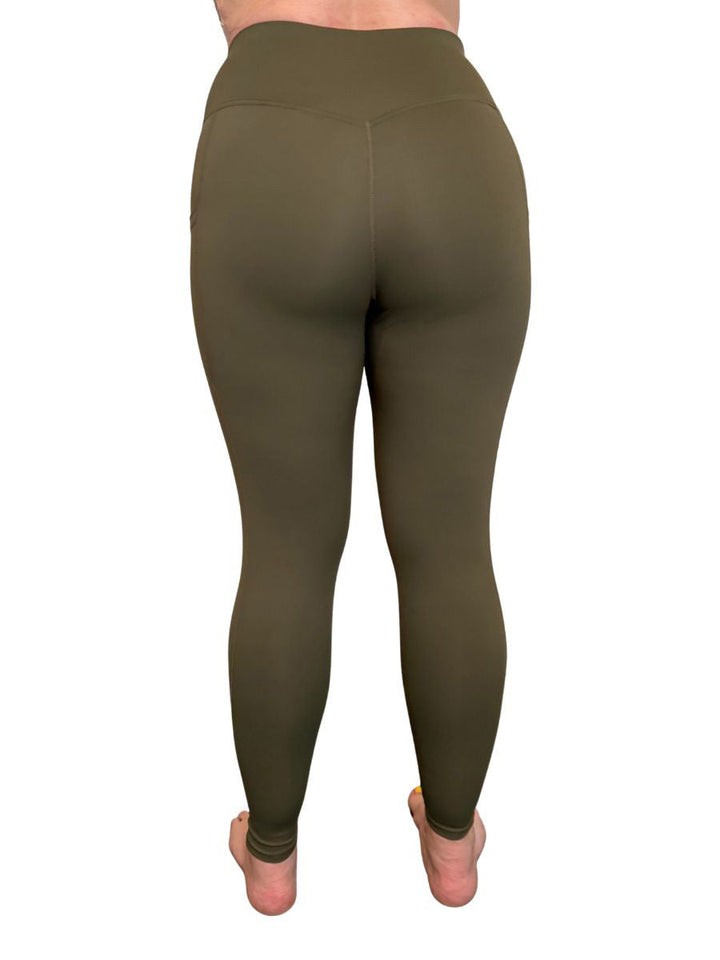 Defender Concealed Carry Leggings | Black & Olive