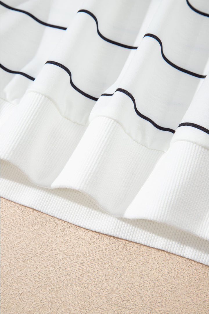 Skyler Print Drop Shoulder Long Sleeve Top