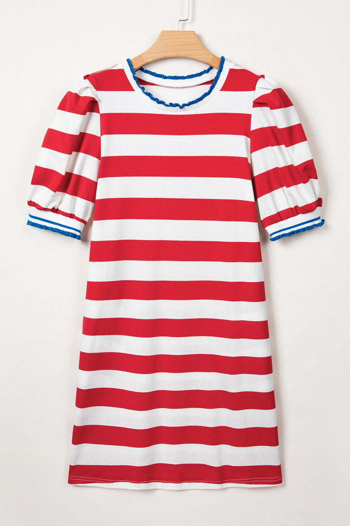 Miriam Sleeve Shift Mini Dress