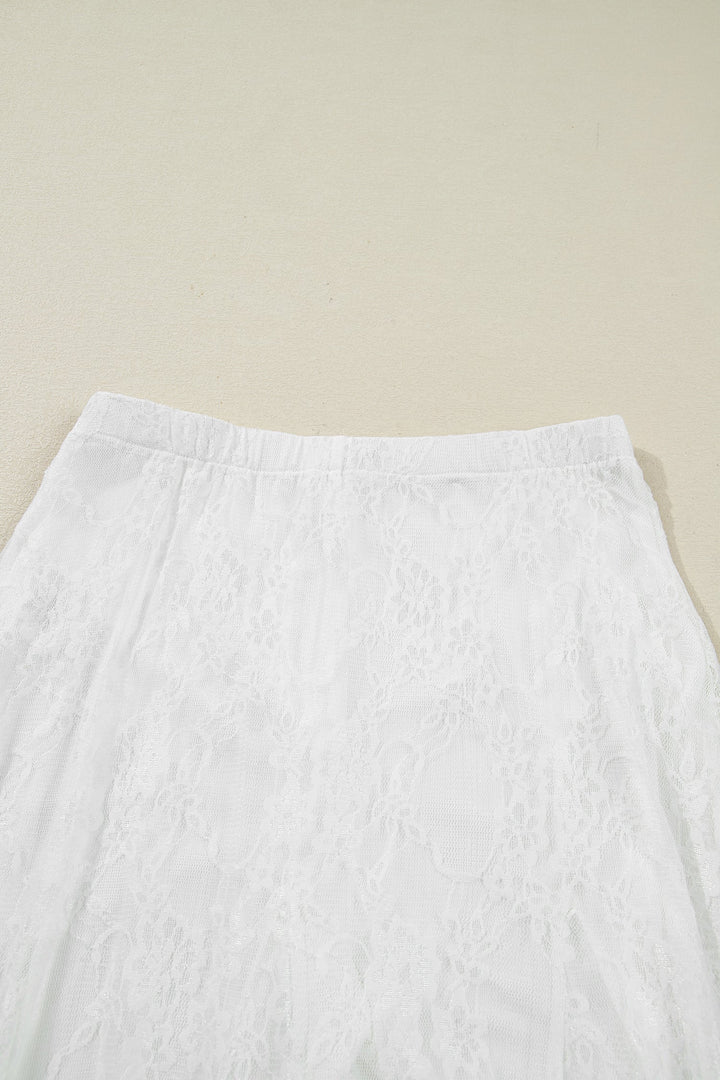 Maliyah Lace Flowy Maxi Skirt