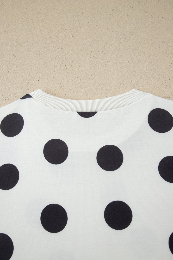Aurelia Dot Short Sleeve Top Set