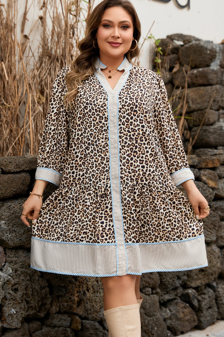 Davina Long Sleeve Mini PLUS Dress