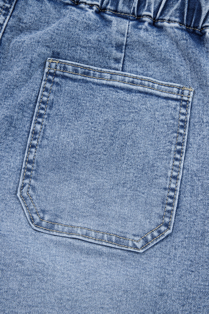 Bella Paperbag Waist Barrel Jeans