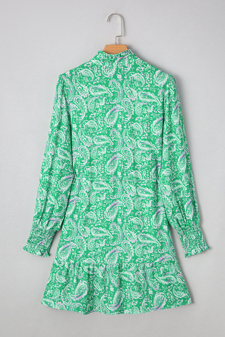 Aleia Tied Waist Mini Dress