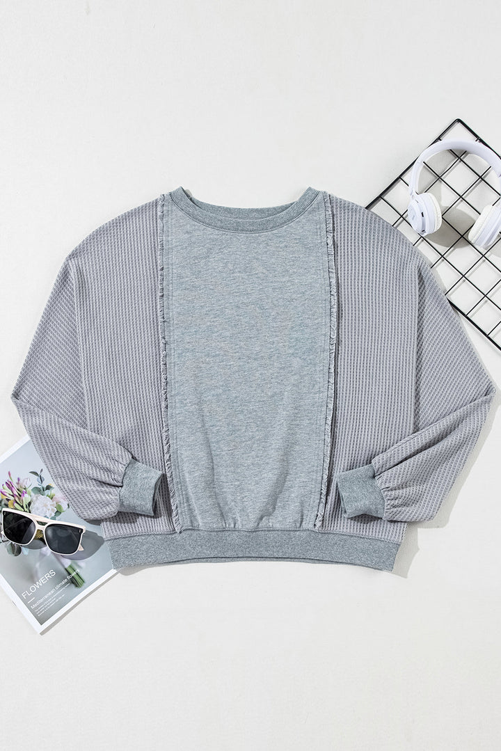 Mercy Hem Pullover top Long Sleeve Top