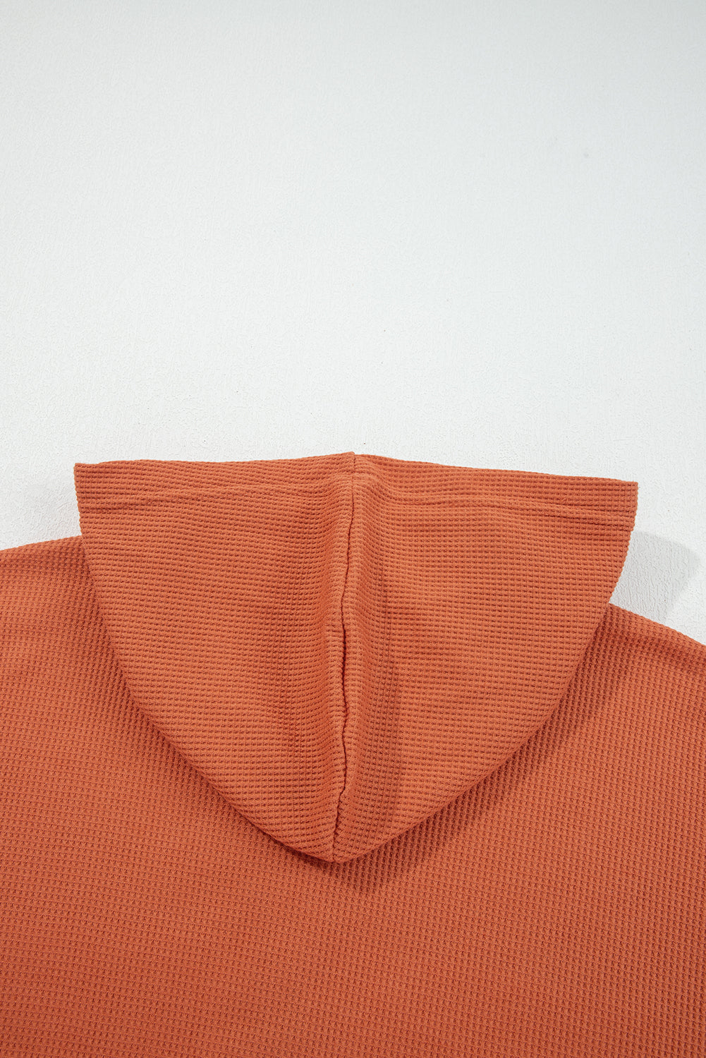 Taytum Patchwork Drawstring Hooded Long Sleeve Top