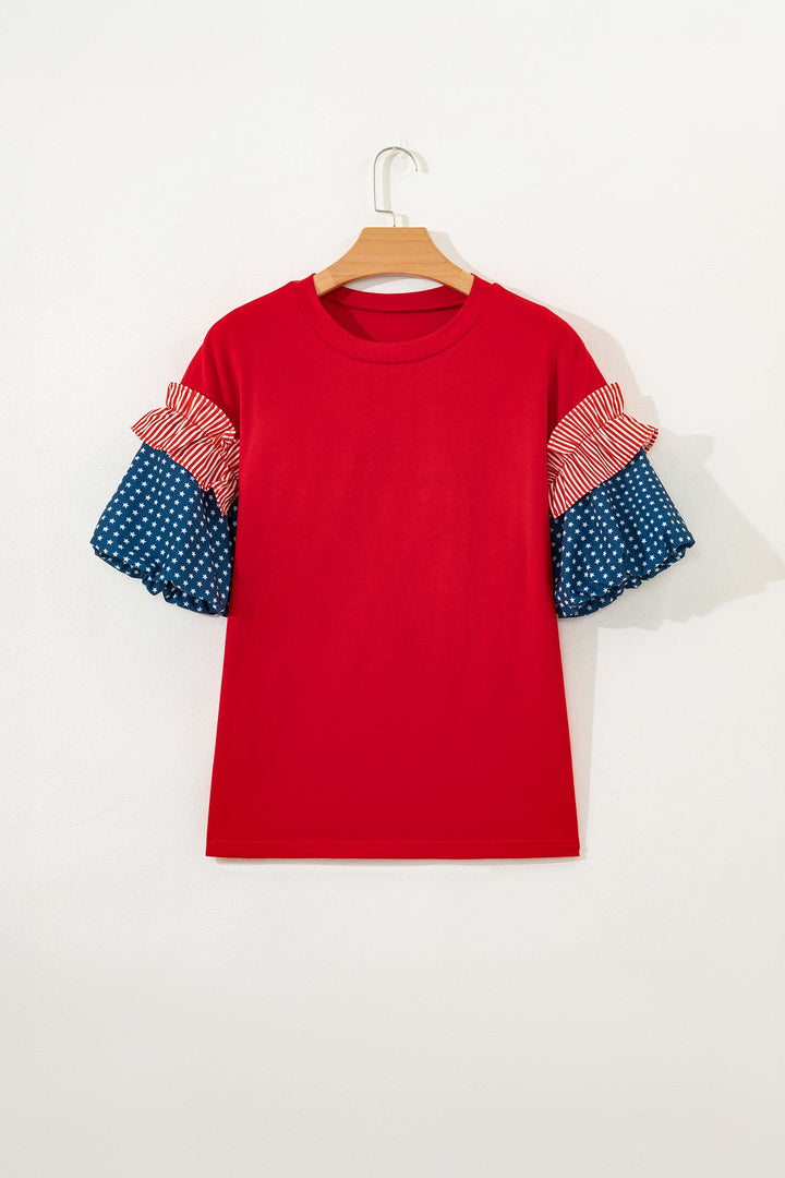 Aspyn Short Puff Sleeve Top