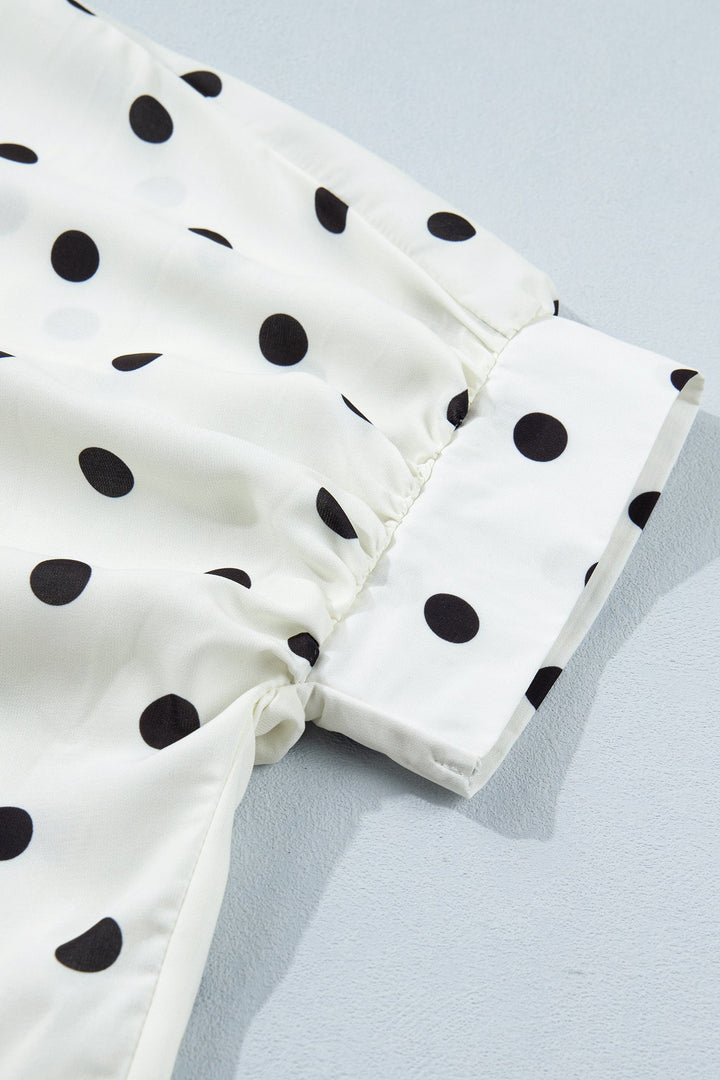 Taylor Print Loose Dolman Shirt