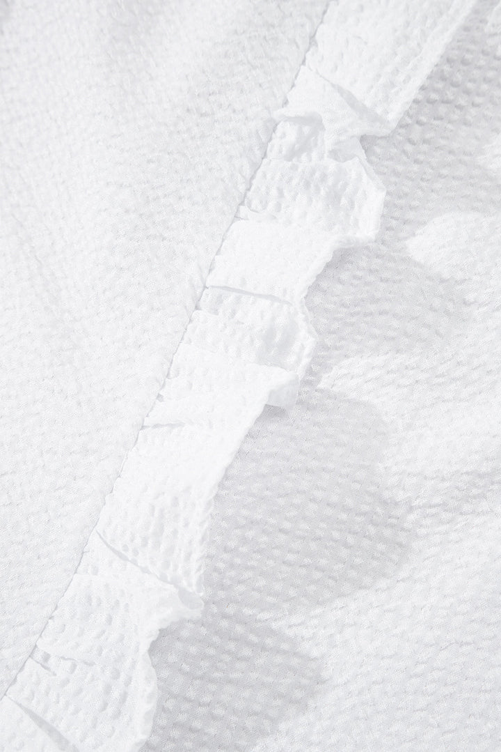 Hallie Short Bubble Sleeve Shirt