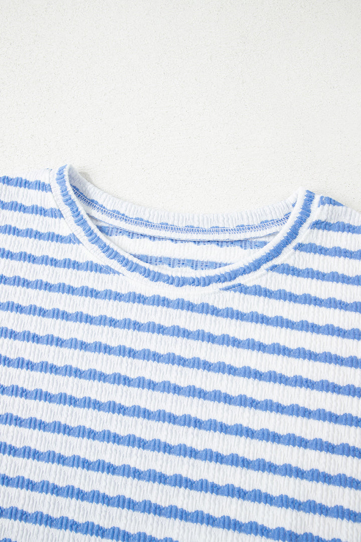 Madalyn Knitted Short Sleeve Top