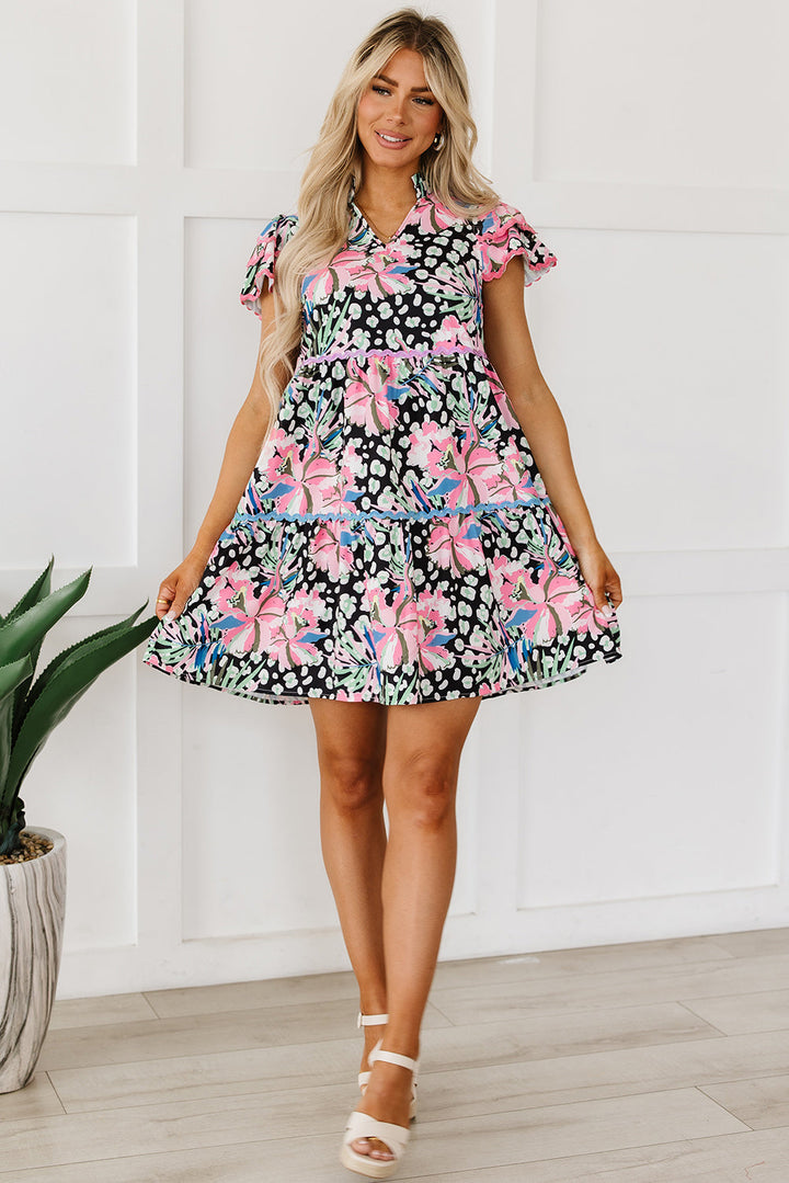 Deborah Tiered Mini Dress