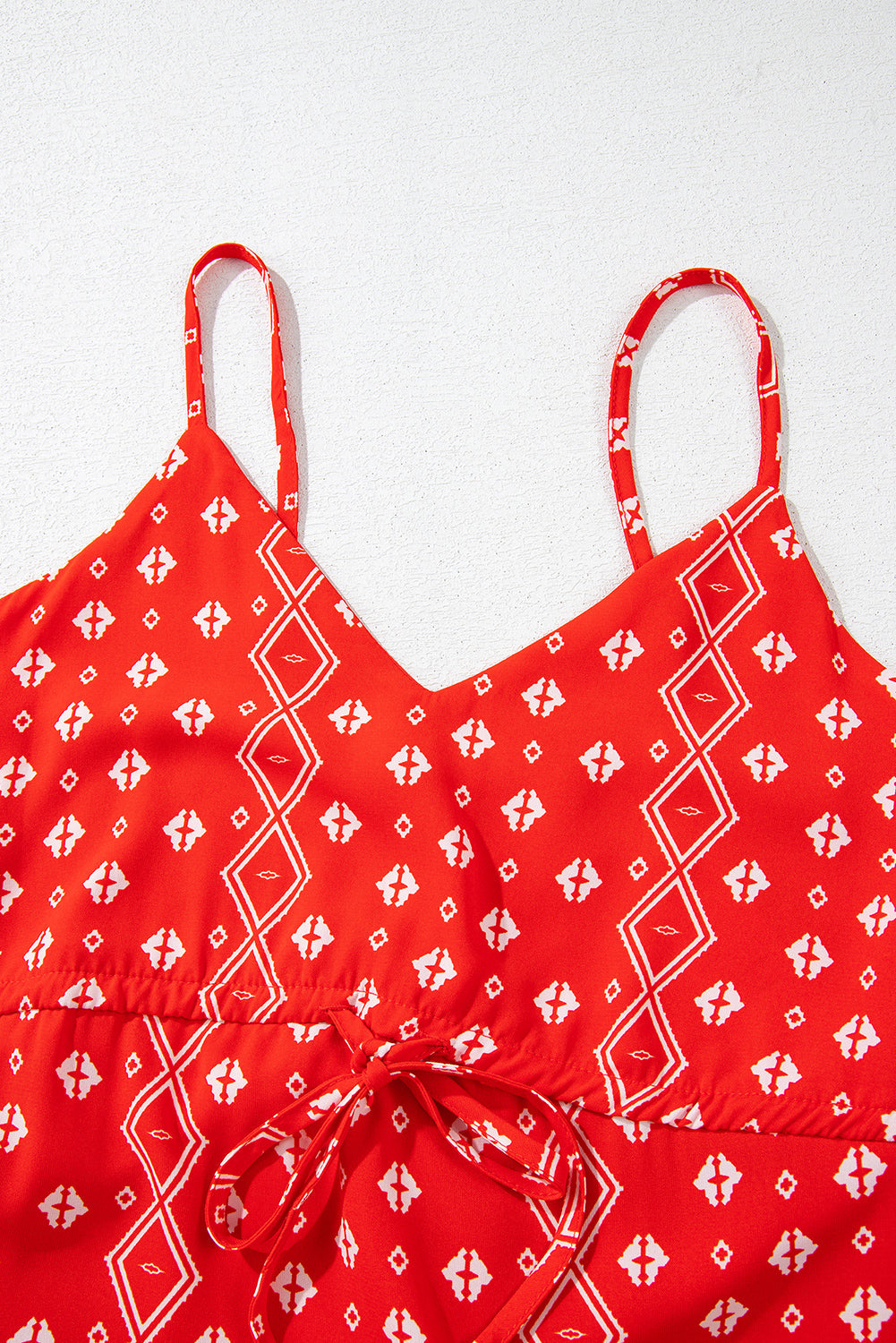 Nevaeh Straps Drawstring Maxi Dress