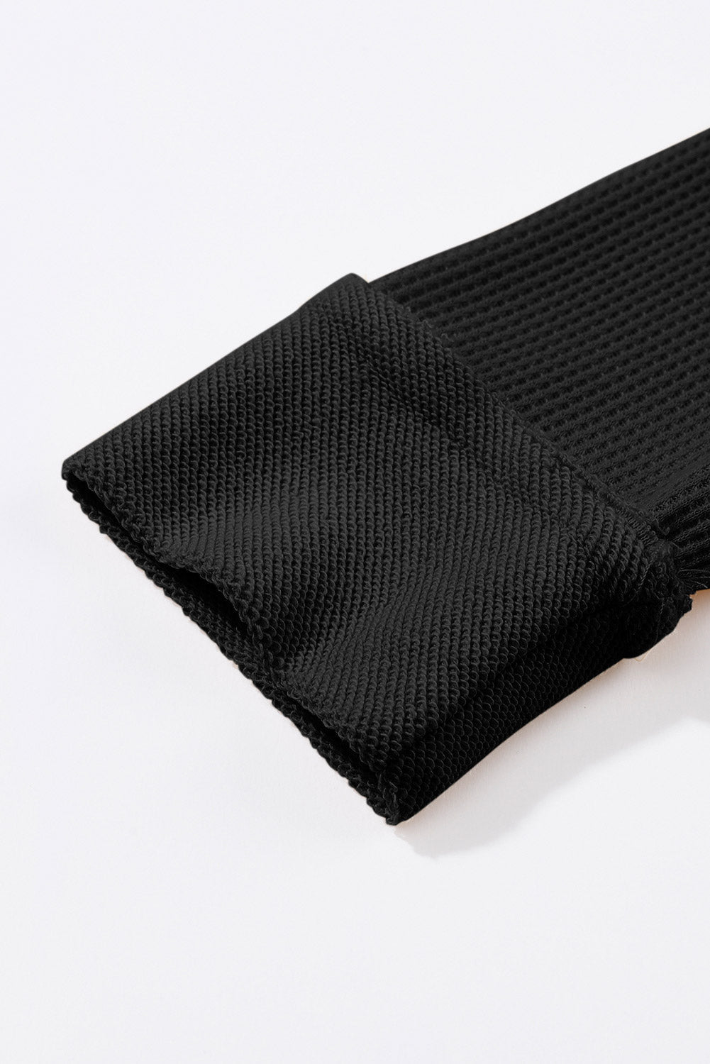 Nina Waffle Knit Long Sleeve Top