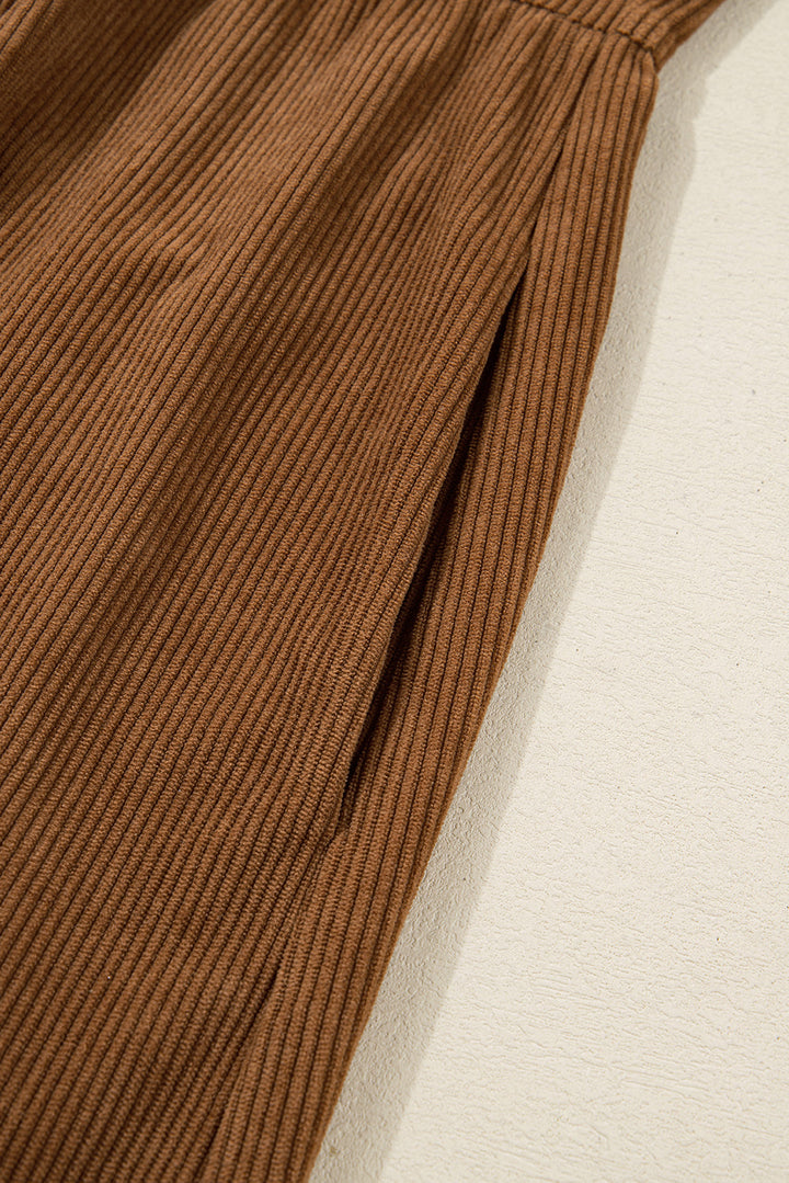Galilea Corduroy Full Collared PLUS Shirt