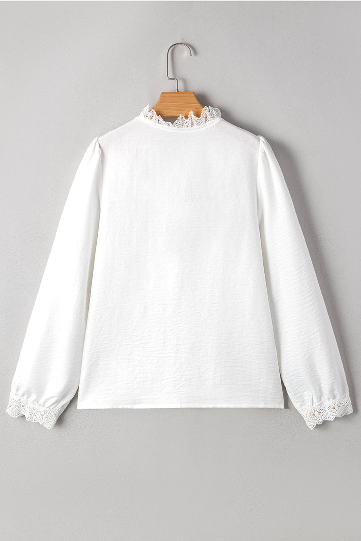 Ivy Patchwork Stand Loose Shirt