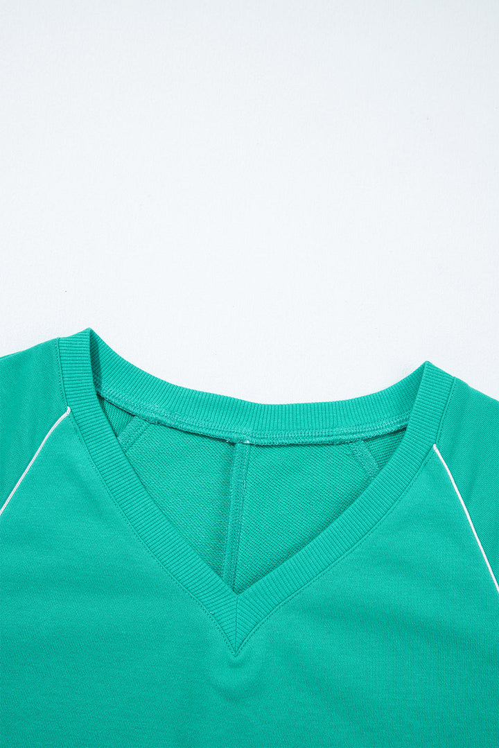Dani Colorblock Trim Pullover Top