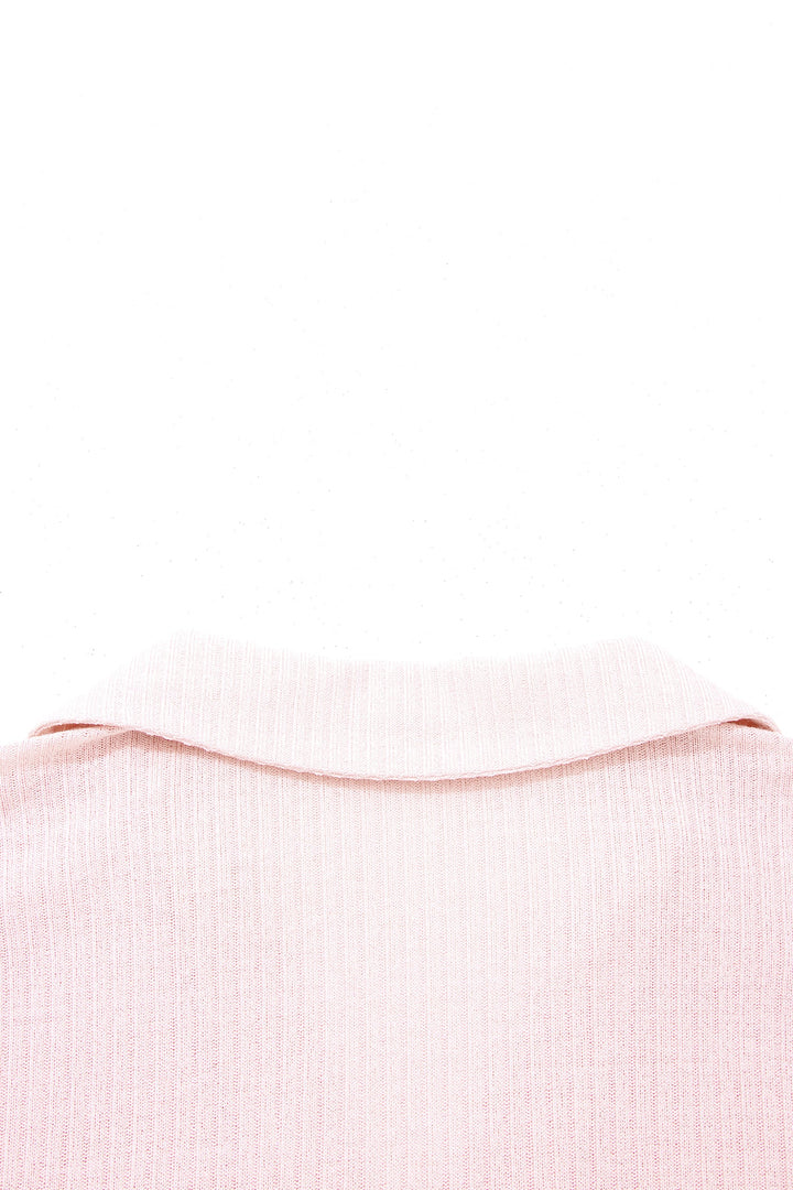 Marley Light Collared Ribbed Tee