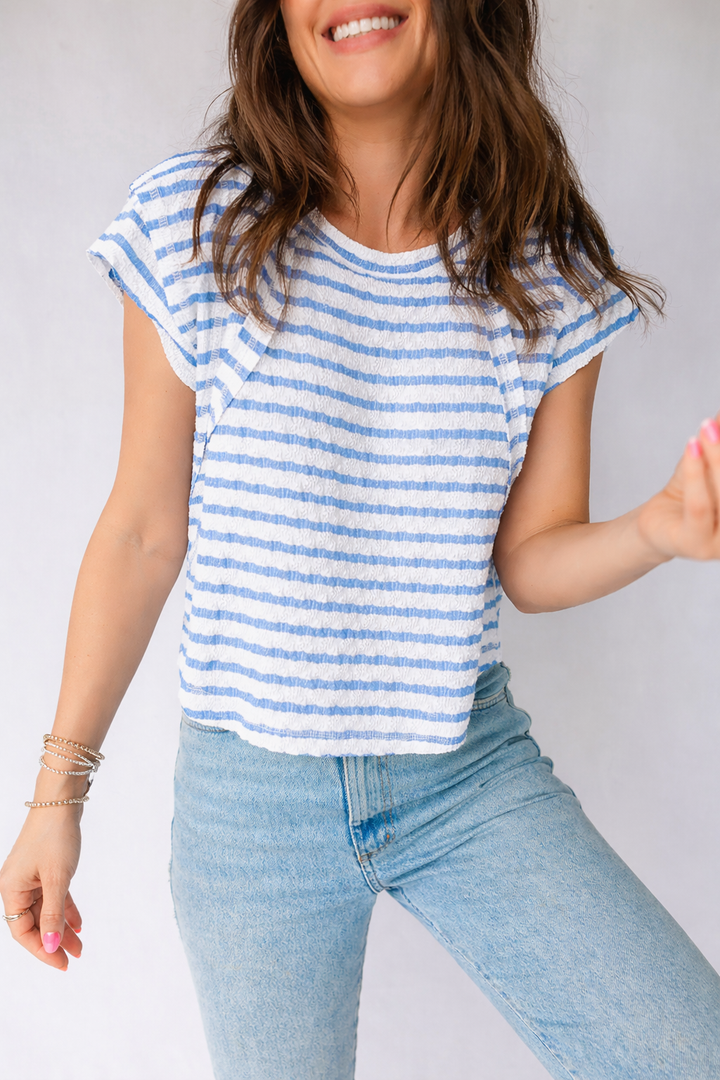 Maddie Sleeve Patchwork T Shirt