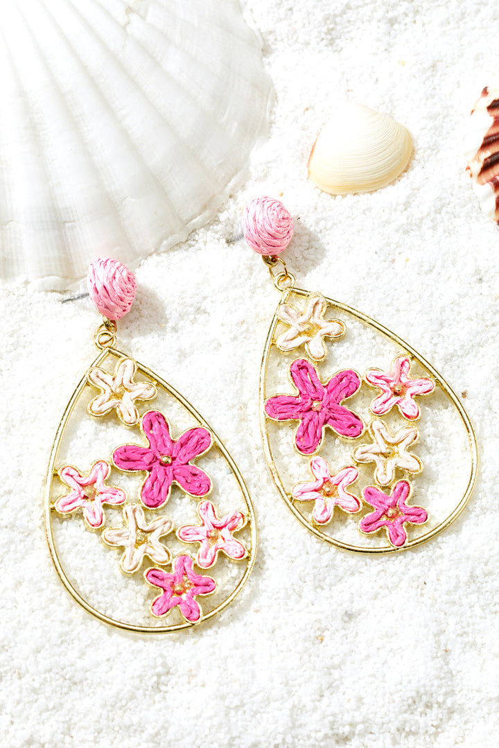 Marley Plaited Plated Waterdrop Earrings