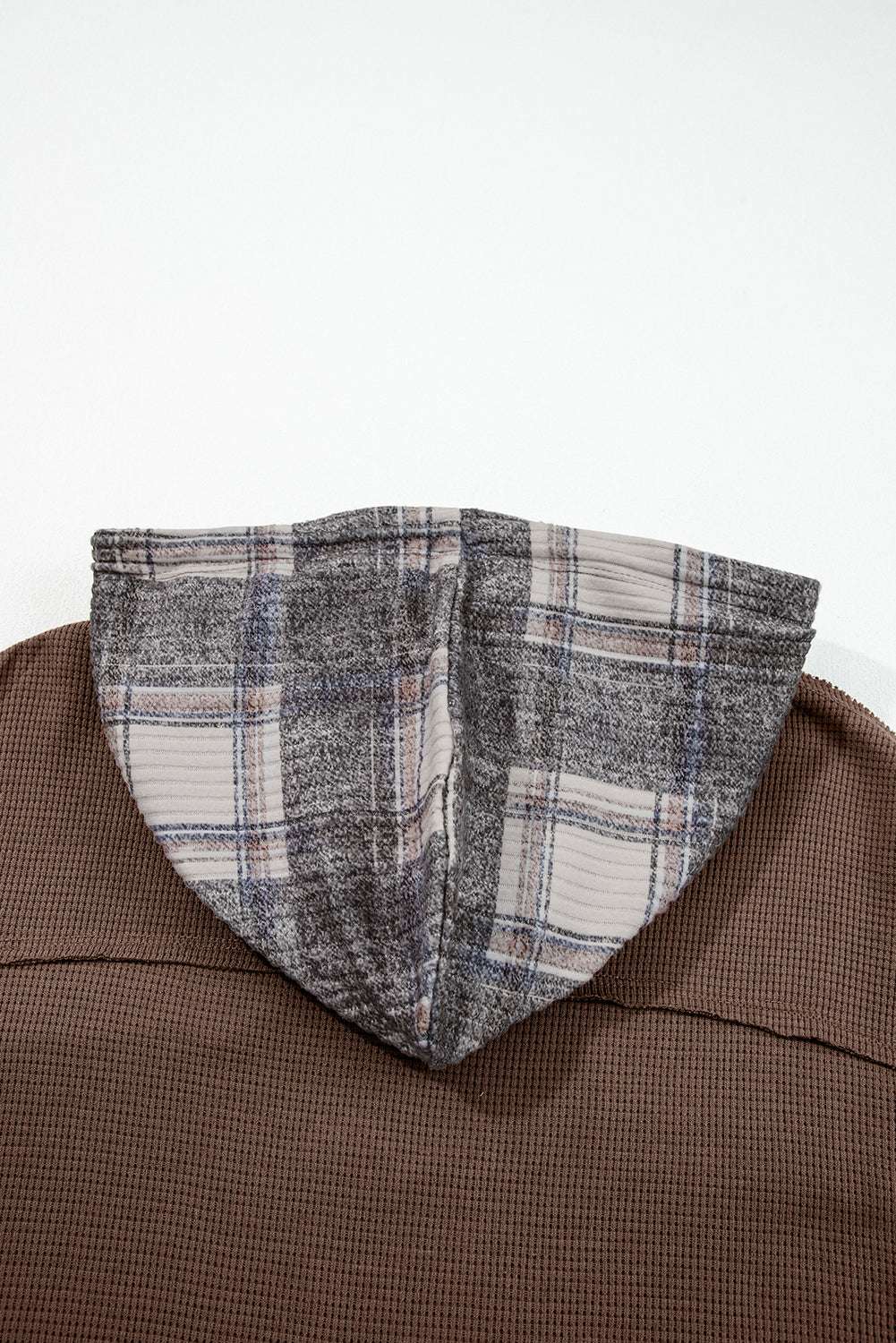 Marceline Down Drawstring Hooded Shacket