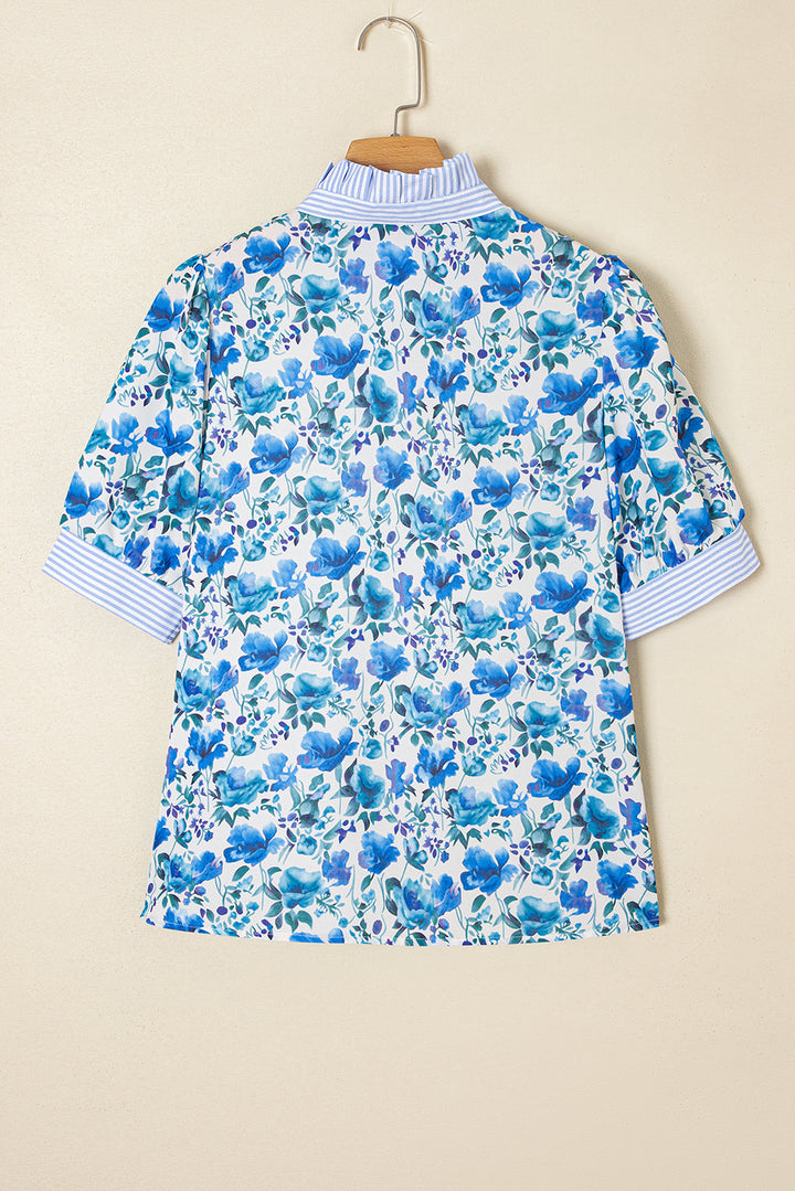 Blair Collared Short Sleeve Blouse