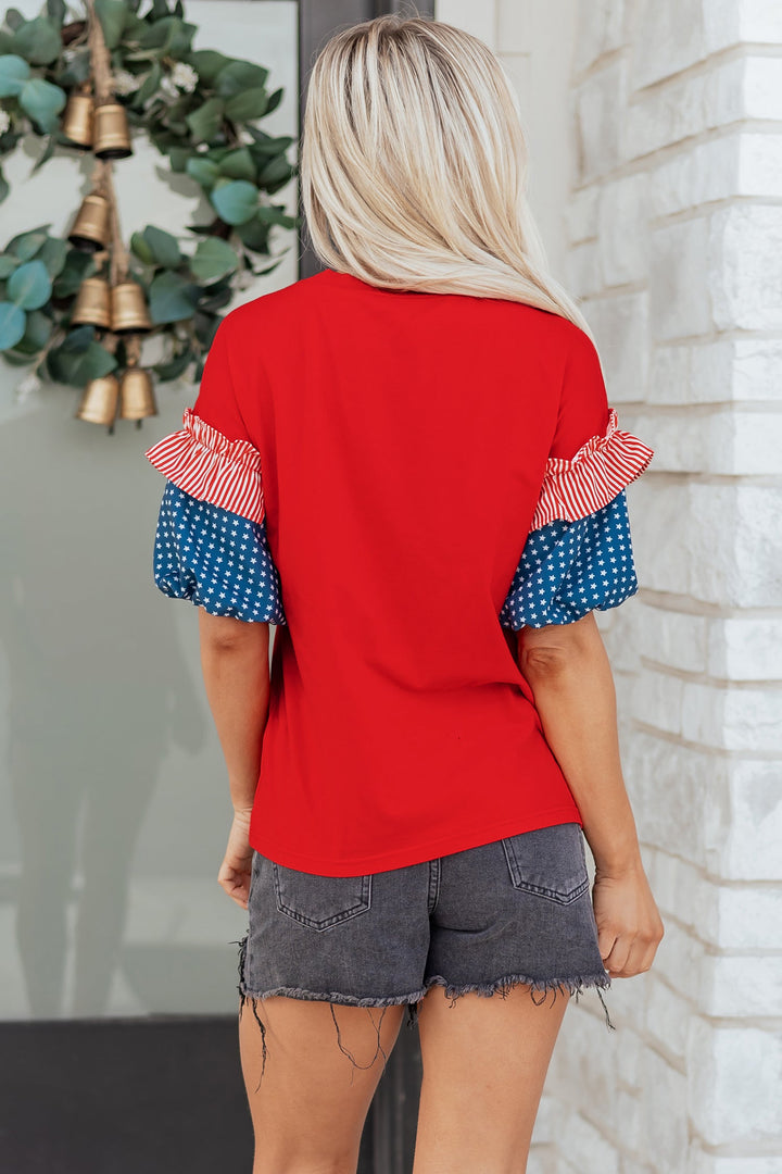 Aspyn Short Puff Sleeve Top