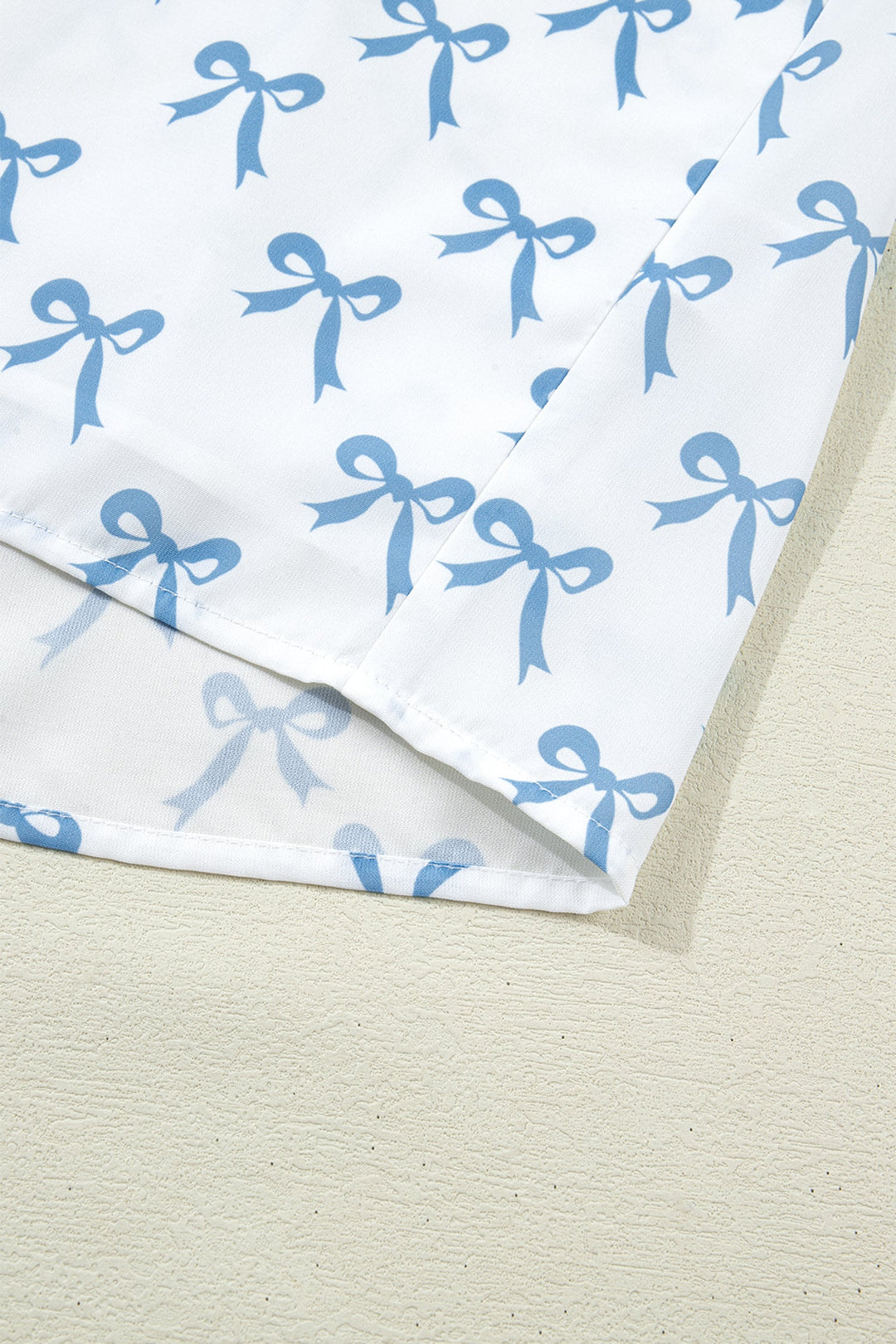 Melody Short Sleeve Bow PLUS Top