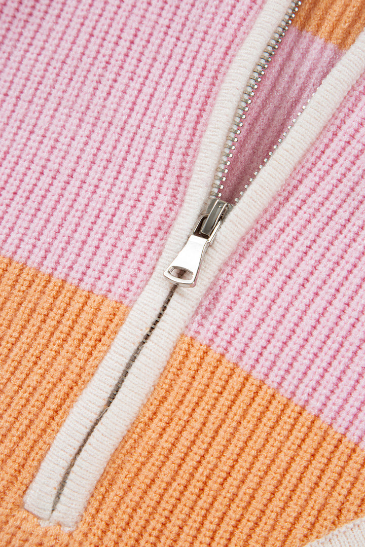 Claire Half Zip Oversize Sweater