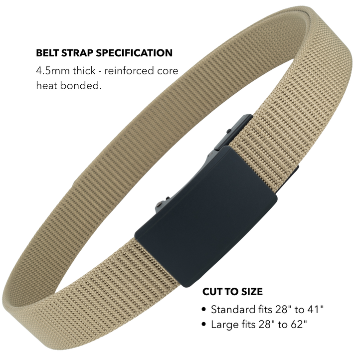 Force 1.0 EDC Belt 1.5" Width Ballistic Nylon for Everyday Carry