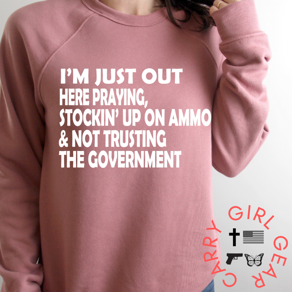 I'M JUST OUT HERE HOODIE & SWEATSHIRT