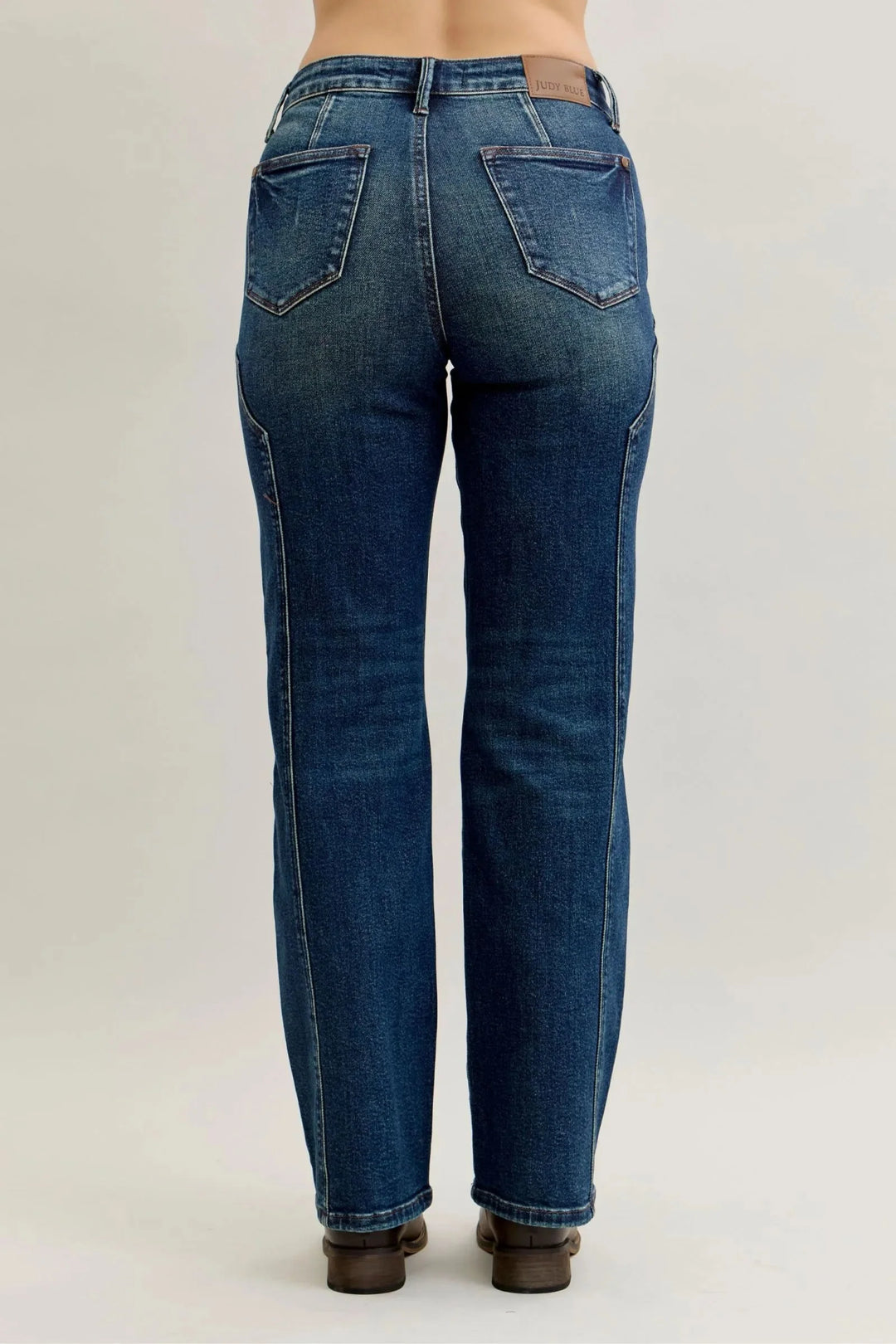 Judy Blue Full Size Seam Detail Straight Leg Jeans Plus Size