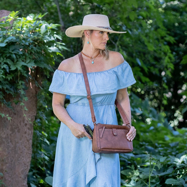 Concealed Carry Kinsley Crossbody with RFID Slim Wallet by Lady Conceal