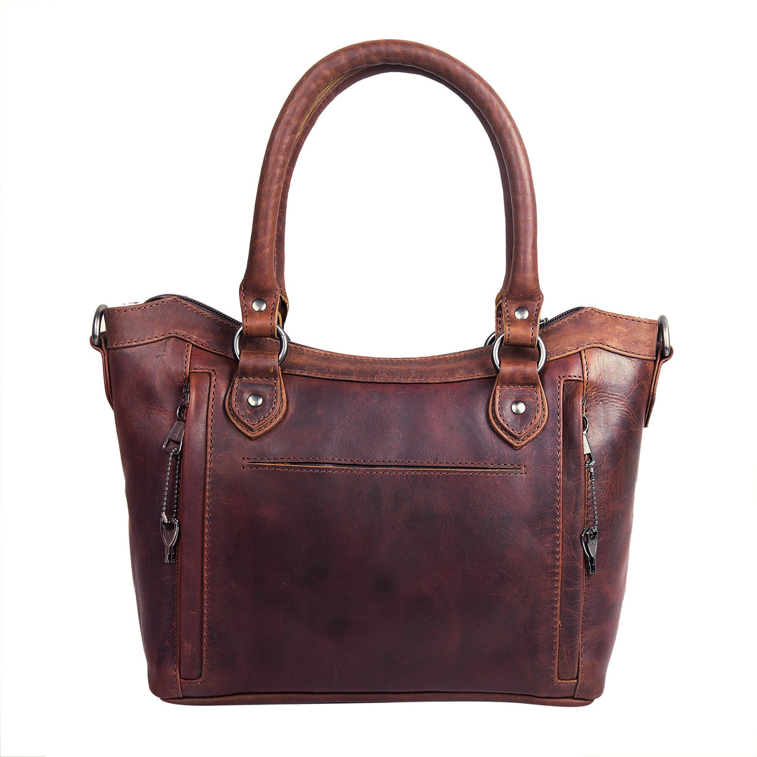 Concealed Carry Sadie Leather Satchel by Lady Conceal