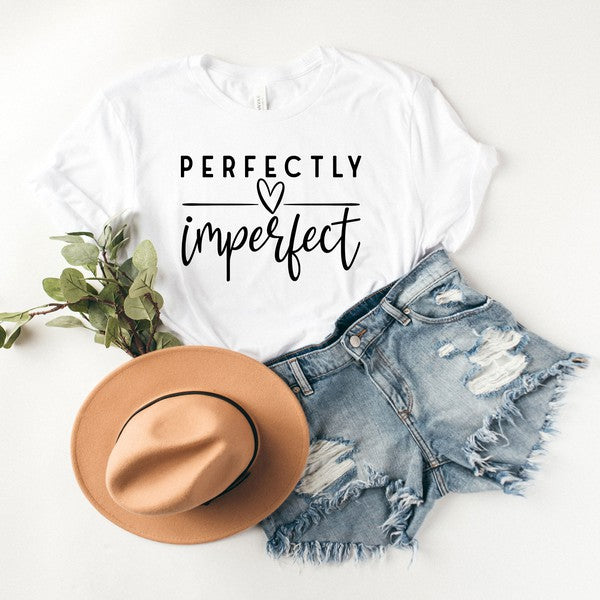 Perfectly Imperfect Heart Short Sleeve Graphic Tee