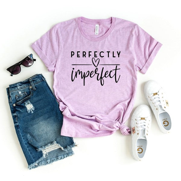 Perfectly Imperfect Heart Short Sleeve Graphic Tee