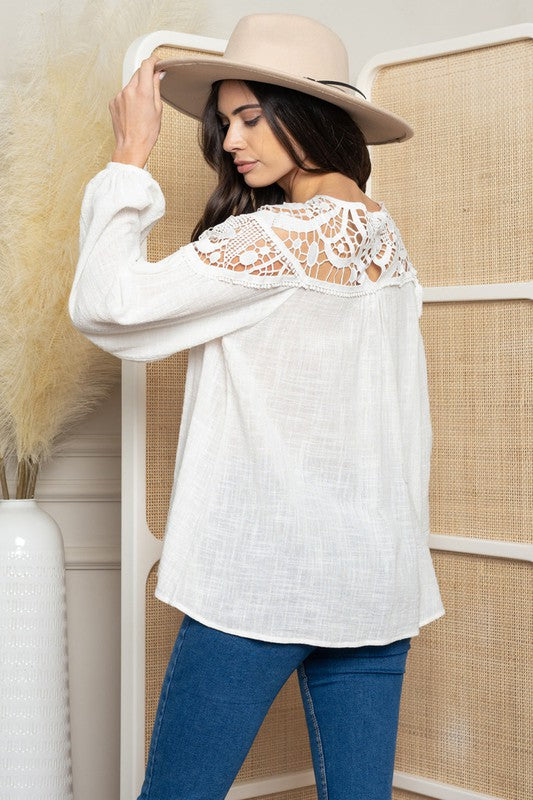 Cassidy Crochet Top