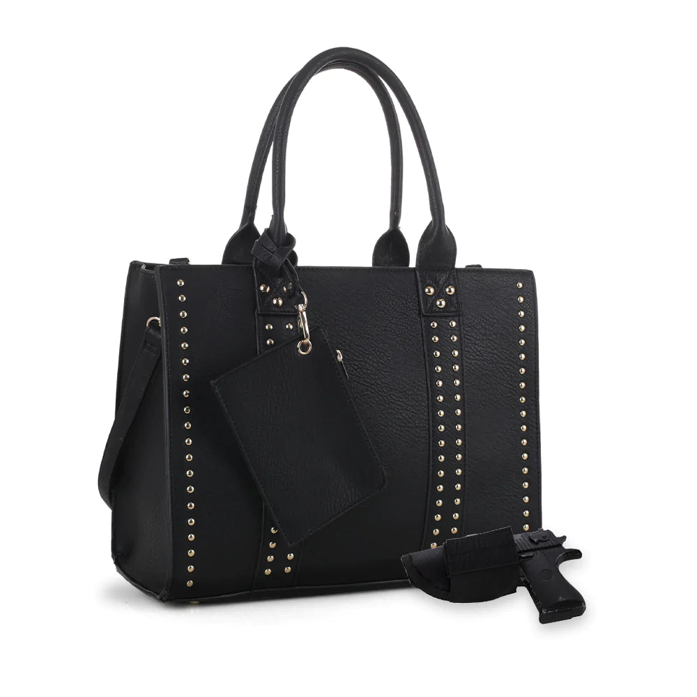 KATE CONCEALED CARRY SATCHEL AT LOVAME BOUTIQUE