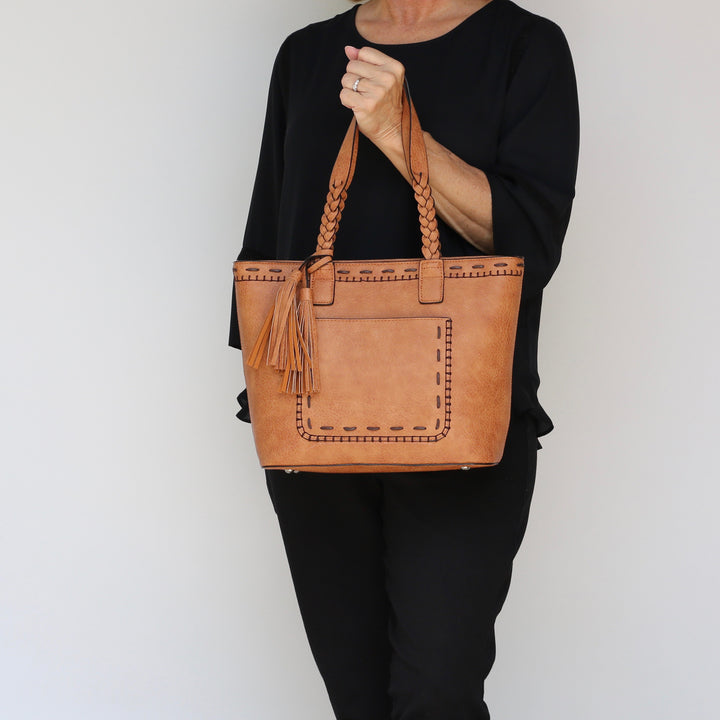 Sophia Tote - Concealed Carry Cinnamon